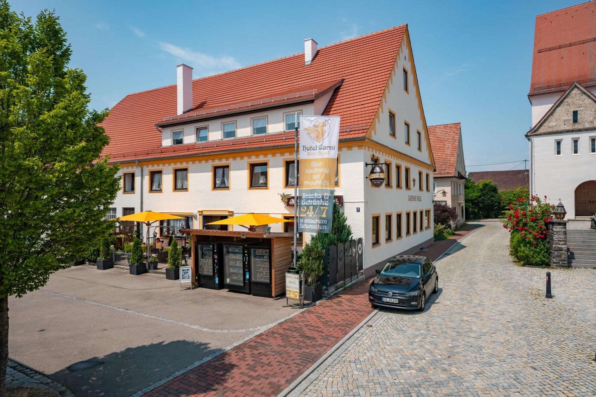 Hotel Garni "Zum Engel" Oberguenzburg Εξωτερικό φωτογραφία